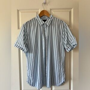 Vince Men’s Striped Button Up Shirt - size Medium